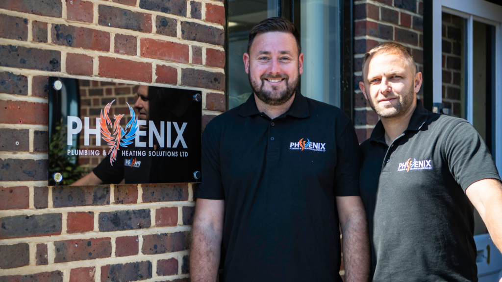 Dean Fincham & Luke Brewer the directors of Phoenix Maechanical Servcies.